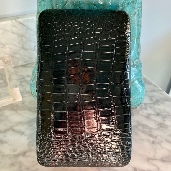 ELF Luxe Brush Collection 7 Pieces Black Croc Case New - Picture 6 of 11